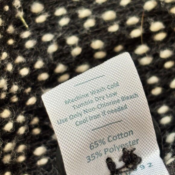 Marine Layer Birdseye Knit Blazer Black White Contrast Size Large - Picture 13 of 16